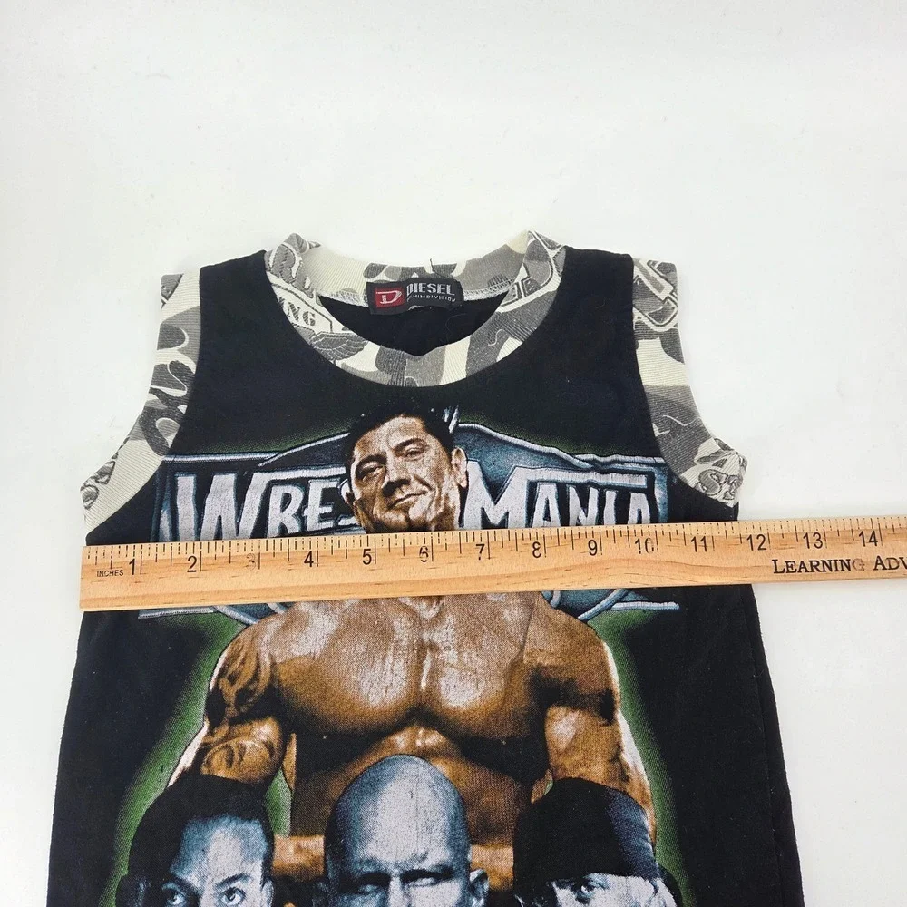 WWE Wrestling Wrestlemania Vintage Y2K Toddler Shirt Batista RVD Hogan Austin‎